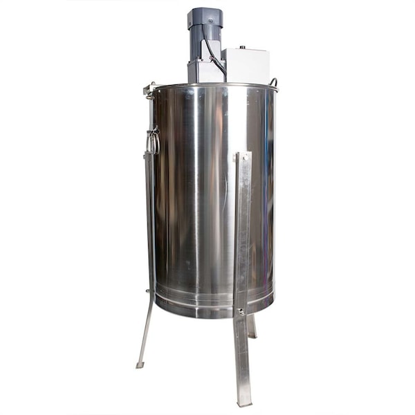 Good Land Bee Supply 3 Frame Beekeeping 304 Stainless Steel Drum Honey Motorized Extractor With Stand - Electric 110V - HE3MOT
