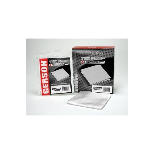 Gerson TACK CLOTH TEK PREP POLY WHITE BX OF 12 - GE020009C