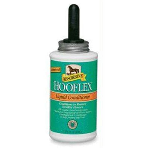 Petpalace W F Young  Inc - Absorbine Hooflex Conditioner Liquid With Brush 15 Ounce - 428355 - PE620620