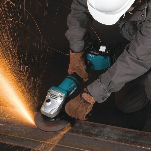 Makita Angle Grinder Kit, 36V DC, 7 in Wheel Dia. - XAG12PT1