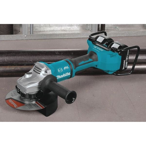 Makita Angle Grinder Kit, 36V DC, 7 in Wheel Dia. - XAG12PT1