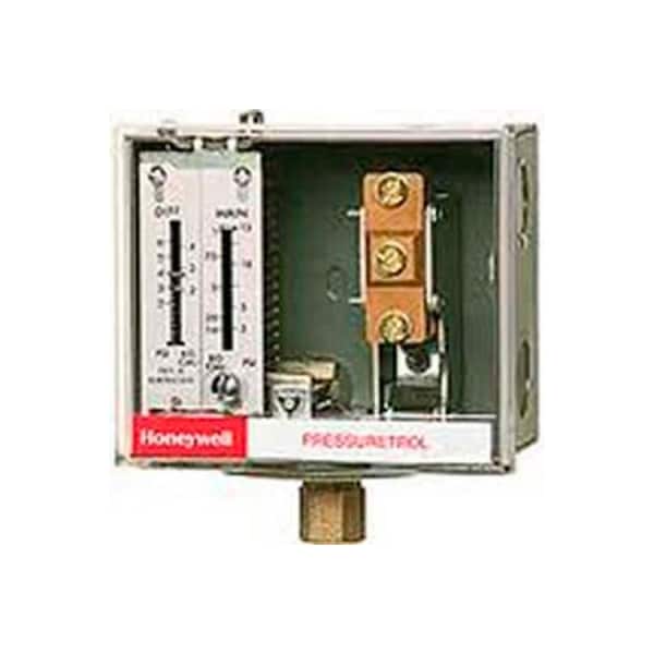 Honeywell Honeywell Pressuretrol® Main Scale L404F1367, Less Siphon, 1-8 PSI Main - L404F1367