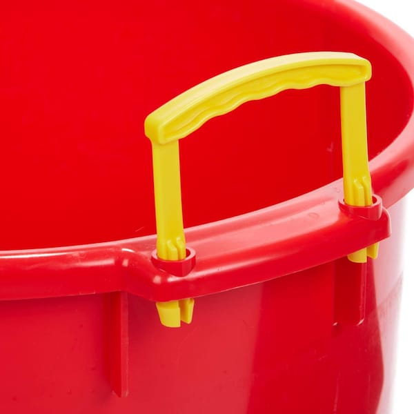 Miller Mfg Little Giant 70 qt Plastic Bucket For Livestock - P-SB70-RED