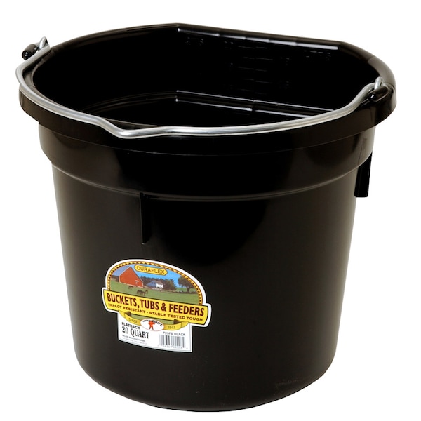 Little Giant Little Giant 20 qt Bucket Black - P20FBBLACK6