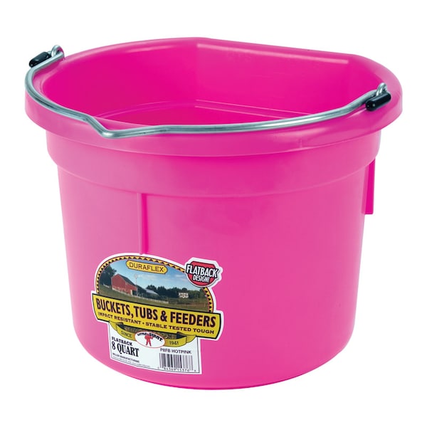 Little Giant Little Giant 8 qt Bucket Pink - P8FBHOTPINK