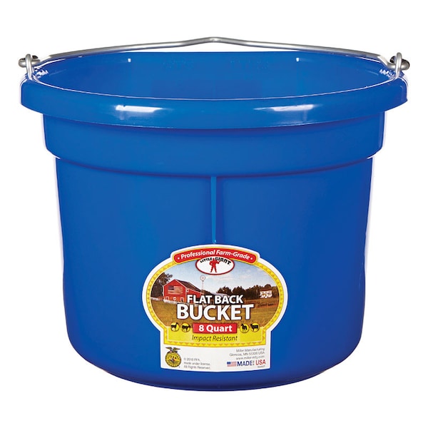 Little Giant Little Giant 8 qt Bucket Blue - P8FBBLUE