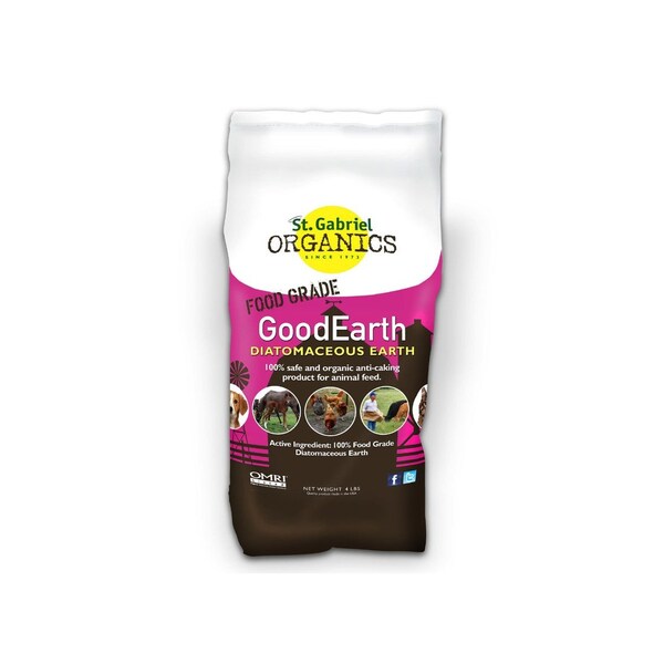 St Gabriel Organics Diatomaceous Earth GoodEarth For All Animals 4 lb - 50102-0