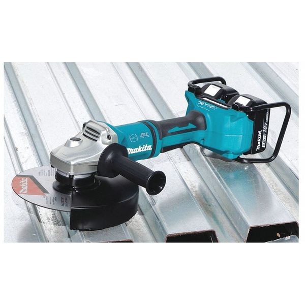 Makita Angle Grinder Kit, 36V DC, 9 in Wheel Dia. - XAG13PT1