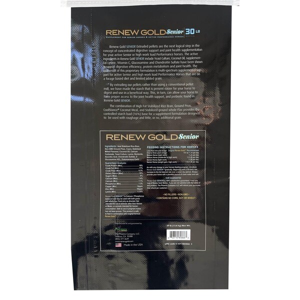 Renew Gold Senior Formula 30 Lb Bag - 643710848663