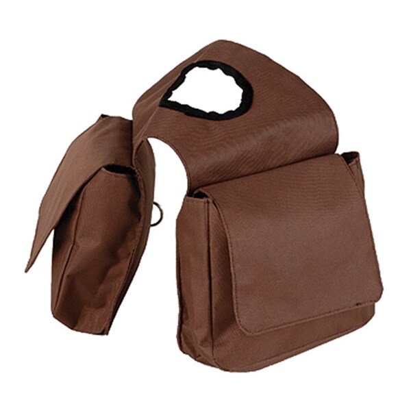 Jacks Imports Nylon Horn Bag BROWN - 1685-BR
