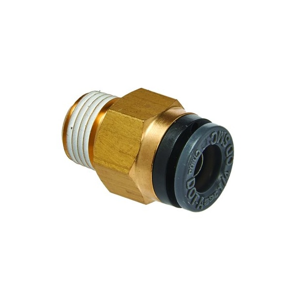 S.U.R. & R. Auto Parts Straight M Conctr 1/4"Tube X 1/8"NPT (2) - SRRABM220