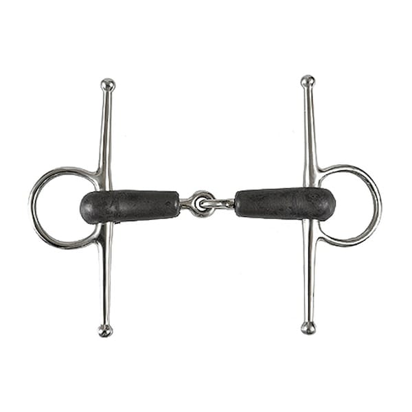 Jacks Imports Full Cheek Soft Rubber Bit 4-3/4" - 215381R-4-3/4