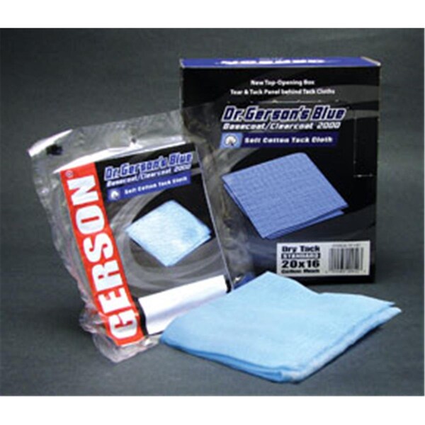 The Gerson Companies Gerson 20001B Tack Cloth - Light Tack; Blue Cotton; Economy 20 X 12 Mesh - GER-20001B