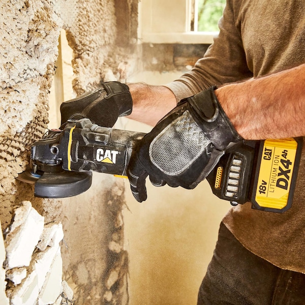 Caterpillar Cat 18V Cordless 4.5 in. Brushless Angle Grinder-Tool Only - DX312B