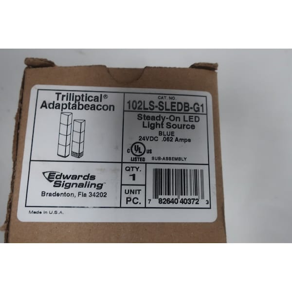 Edwards Signaling Triliptical Blue Adaptabeacon 24V-Dc Pcb Circuit Board - 102LS-SLEDB-G1