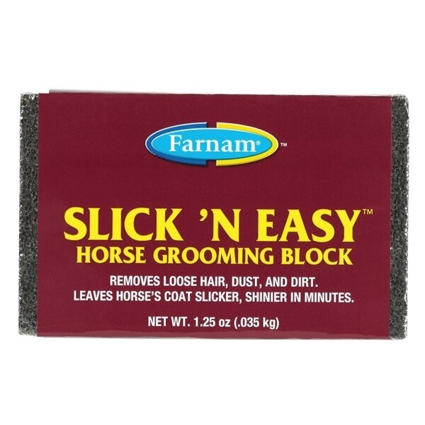 Farnam Slick 'N Easy Horse Grooming Block, Fiberglass - 39036