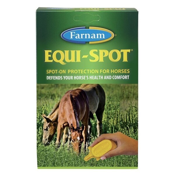 Farnam Equi-Spot Spot-On Fly Control, Liquid, Amber/Clear/Pale Yellow - 100506084