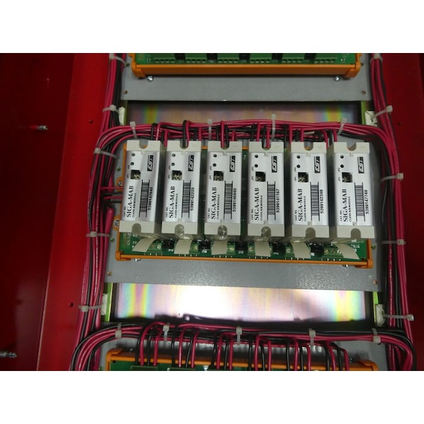Est Edwards FIRE ALARM CABINET CONTROL PANEL SIGA-MAB OTHER PLC AND DCS MODULE - IRC-3 63217-2621
