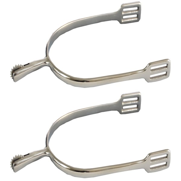 Jacks Imports Stainless Steel Spurs with Stainless Steel Rowel 30MM - 20247-30MM