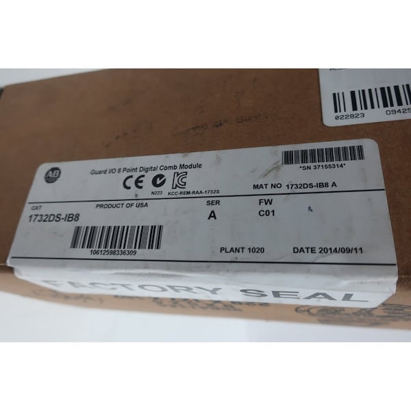 Allen Bradley Armorblock Guard I/O Devicenet 8 Point Digital Comb Ser A Other Plc And Dcs Module - 1732DS-IB8