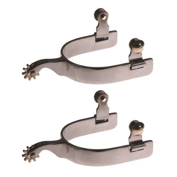 Jacks Imports Stainless Steel Roping Spurs - 11020