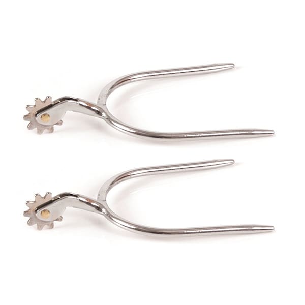 Jacks Imports Chrome Plated Quick Slip On Spurs MENS - 10471-MEN