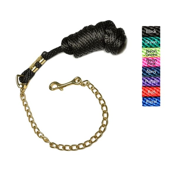 Jacks Imports Poly Lead Rope RED - 10396-RE