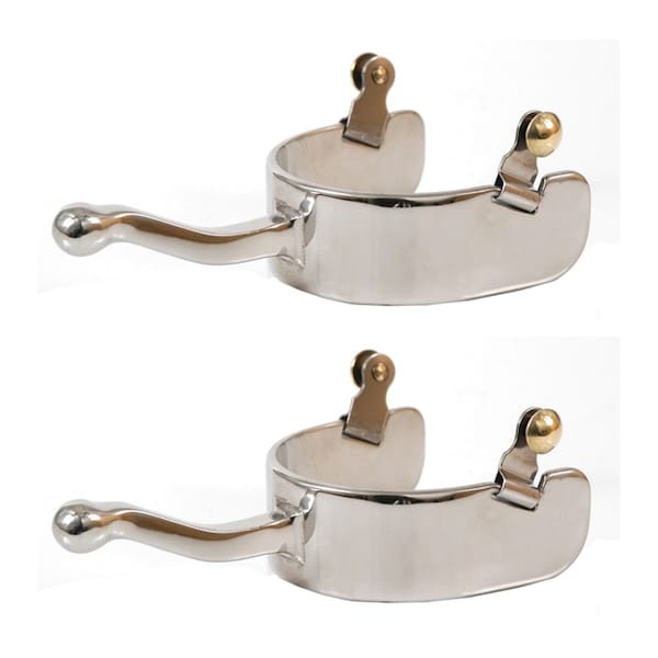 Jacks Imports Stainless Steel Equitation Offset Spurs LADIES - 11097-LAD
