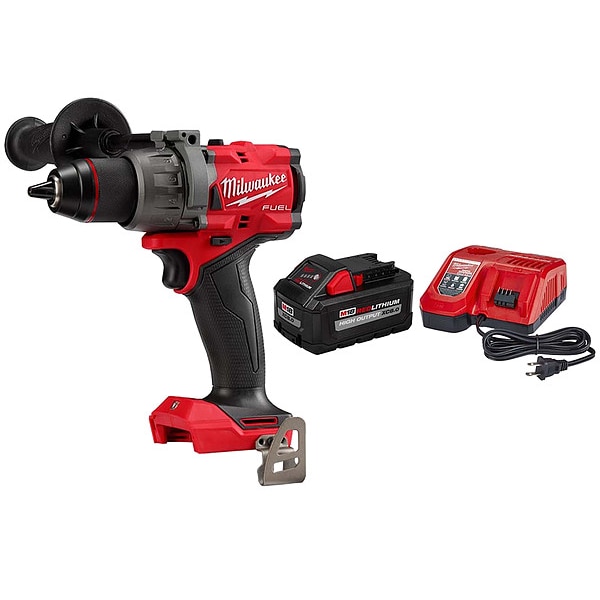 Milwaukee Tool Braking Grinder and Battery Kit - 2904-20, 48-59-1880