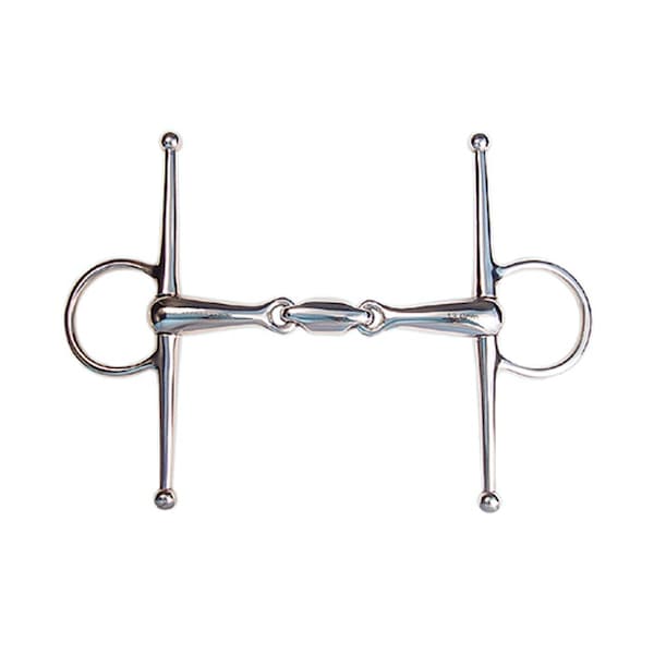 Jacks Imports Stainless Steel Elliptical Link Full Cheek Bit 5" - 20147-5