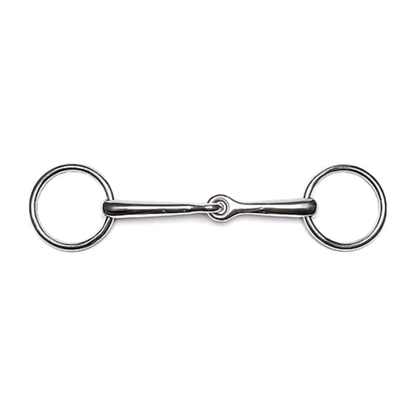 Jacks Imports Stainless Steel Loose Ring Snaffle Bit 5-3/4" - 20121-5-3/4