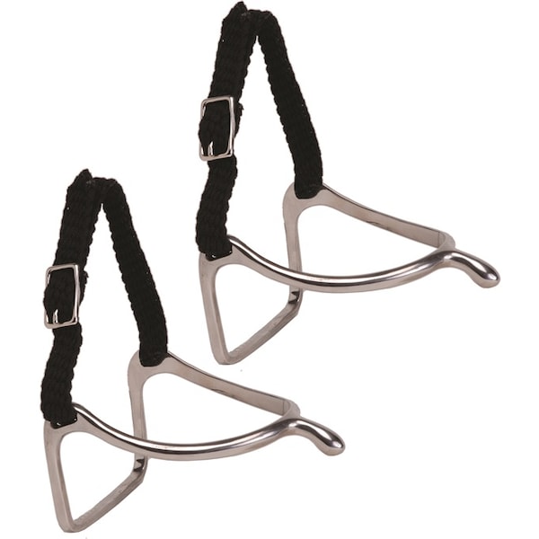 Jacks Imports Ergonomic Stainless Steel Spurs with Knob End MENS - 102-M