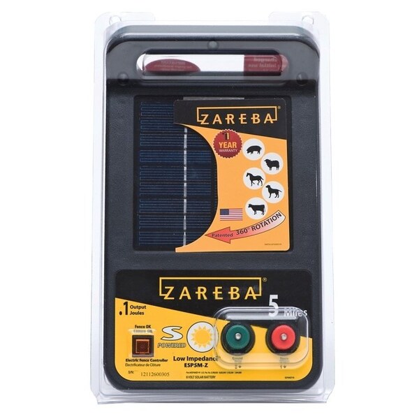 Zareba Zareba ESP5M-Z Low Impedance Charger, 6 VDC Input, 8.6 kV Output - ESP5M-Z