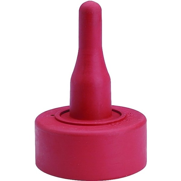 Little Giant Lamb Nipple, SnapOn, Rubber, Red - 94LN