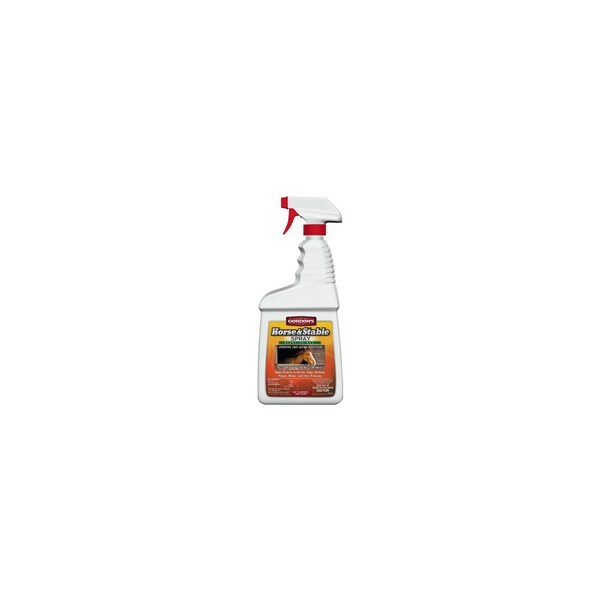 Gordons Horse and Stable Spray, Liquid, Yellow, Solvent, 1 qt - 7681112