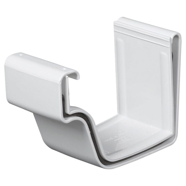 Amerimax Home Products Amerimax 3.5 in. H X 3.5 in. W X 5 in. L White Vinyl K Gutter Connector - M0608