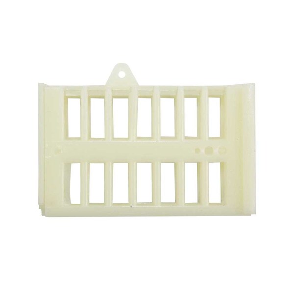 Good Land Bee Supply Beekeeping Queen Bee Cage White Plastic - 2 Inch x 1 Inch x 3/4 Inch - GLQCAGE-W