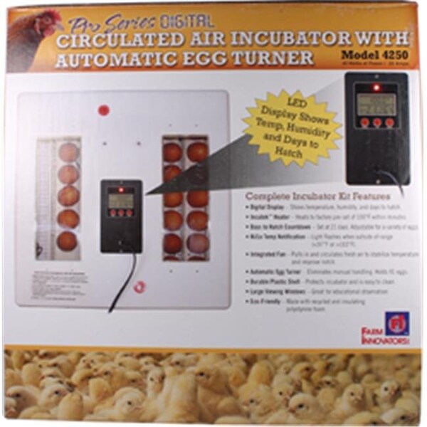 Farm Innovators Inc Farm Innovators-farm 338639 Digital Pro Series Incubator - White - 338639