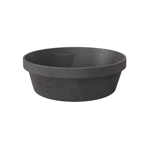 North West Rubber Red Barn Flexible Feed Pan, 1 gal, Rubber, Black - 5600101