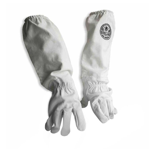 Good Land Bee Supply Sheep Skin Glove with Canvas Sleeve - Medium - GL-GLV-M