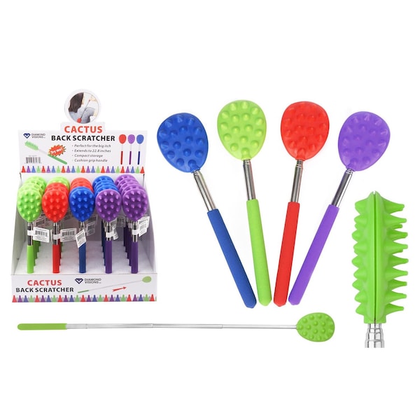 Diamond Visions Diamond Visions Spikey Back Scratcher Plastic and Metal 1 pk - 01-3277