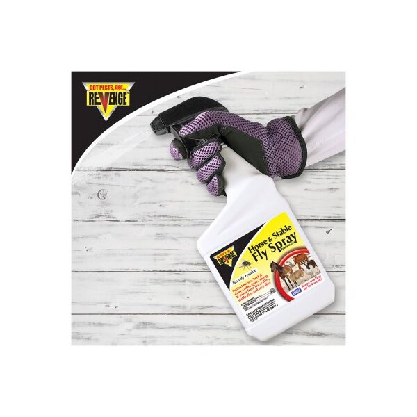 Bonide Products Horse and Stable Fly Spray, Liquid, Spray Application, 1 qt - 46172