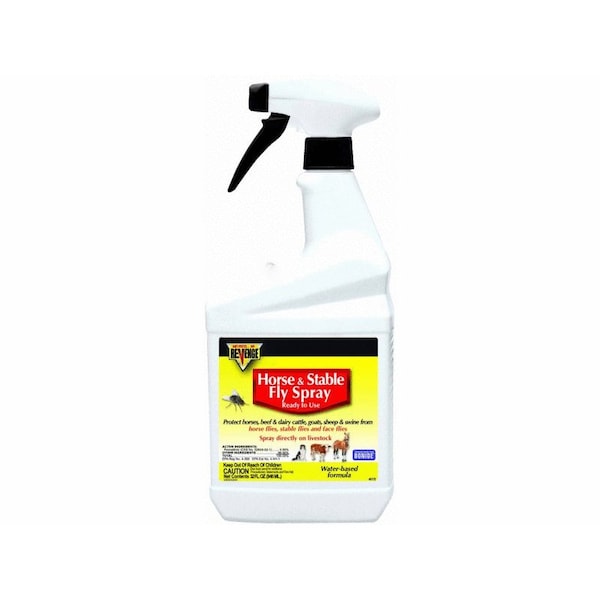 Bonide Products Horse and Stable Fly Spray, Liquid, Spray Application, 1 qt - 46172