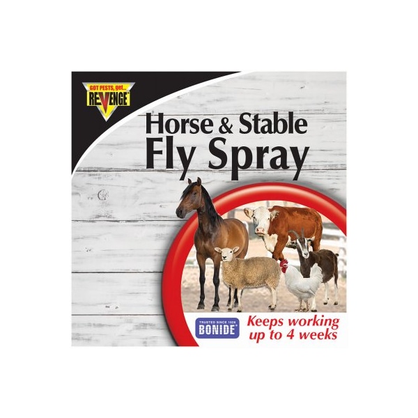 Bonide Products Horse and Stable Fly Spray, Liquid, Spray Application, 1 qt - 46172
