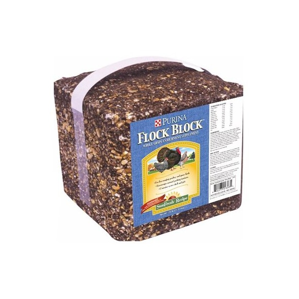Land Olakes Purina Feed 25LB Flock Block - 3003351-603