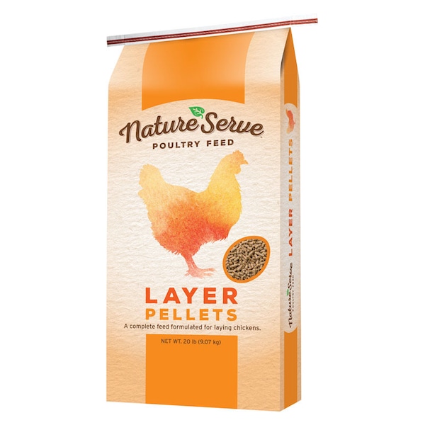 Natureserve NatureServe Layer Feed Pellets For Poultry 20 lb - 104020
