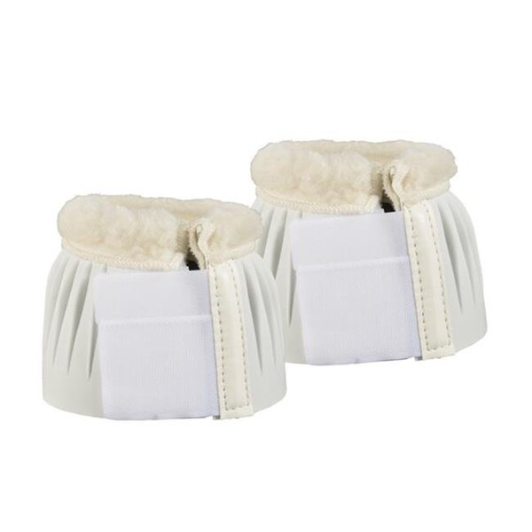 Jacks Jacks 2128F-WH-XL Bell Boots Ribbed with Fleece; White - Extra Large - 2128F-WH-XL