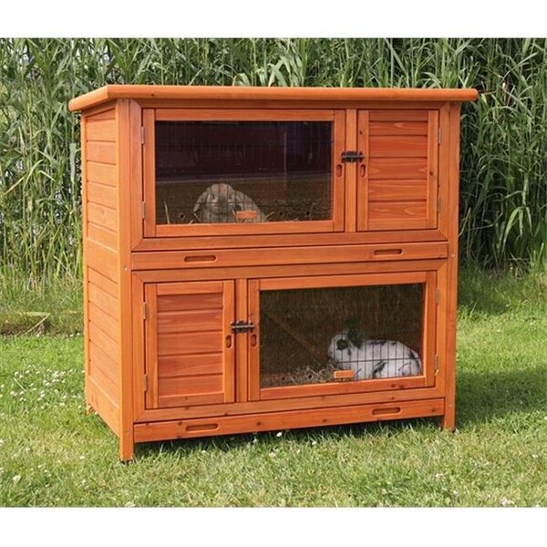 Trixie Pet Products TRIXIE Pet Products 62404 2-in-1 Rabbit Hutch With Insulation - 62404