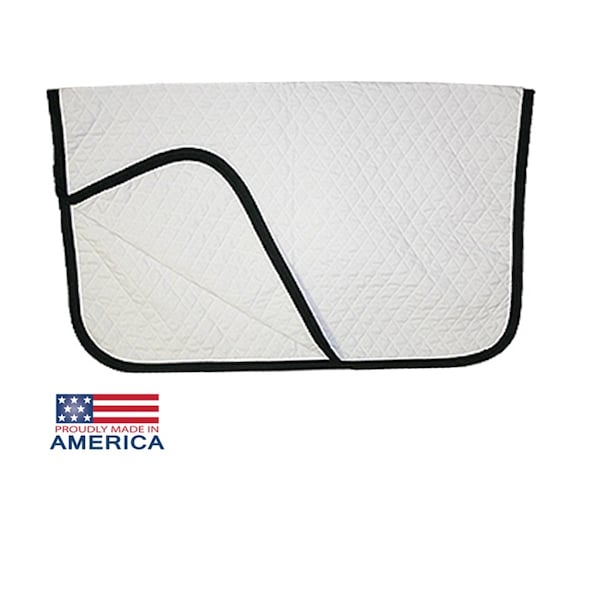Jacks Baby Saddle Pad WH-GY - 9276-WH-GY