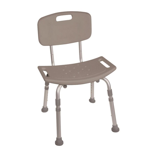 Fabrication Enterprises Fabrication Enterprises 43-2412 Bath Bench with Back KD - 43-2412